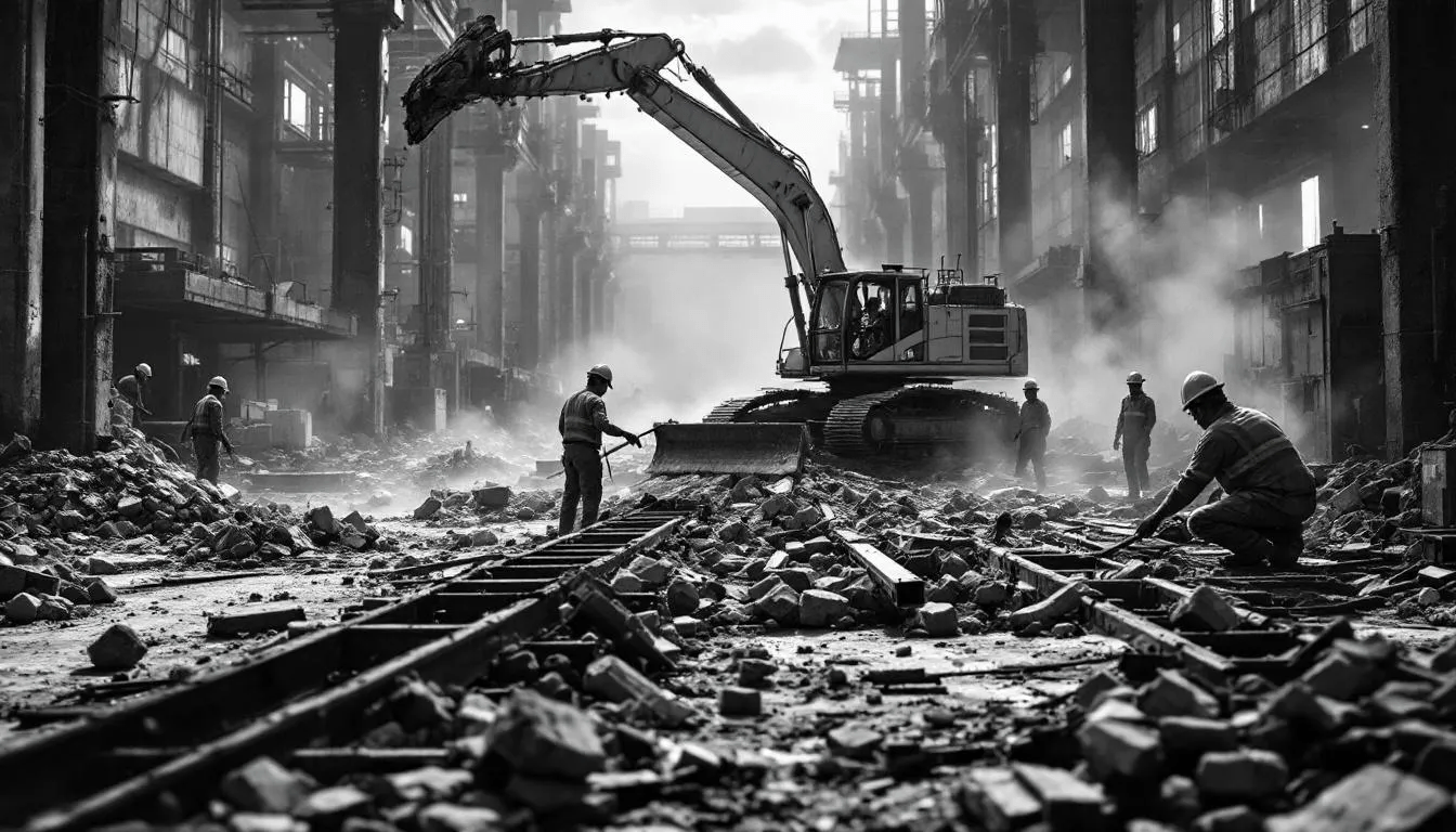 Gewerbeabriss Berlin - ProjektX Ausbau