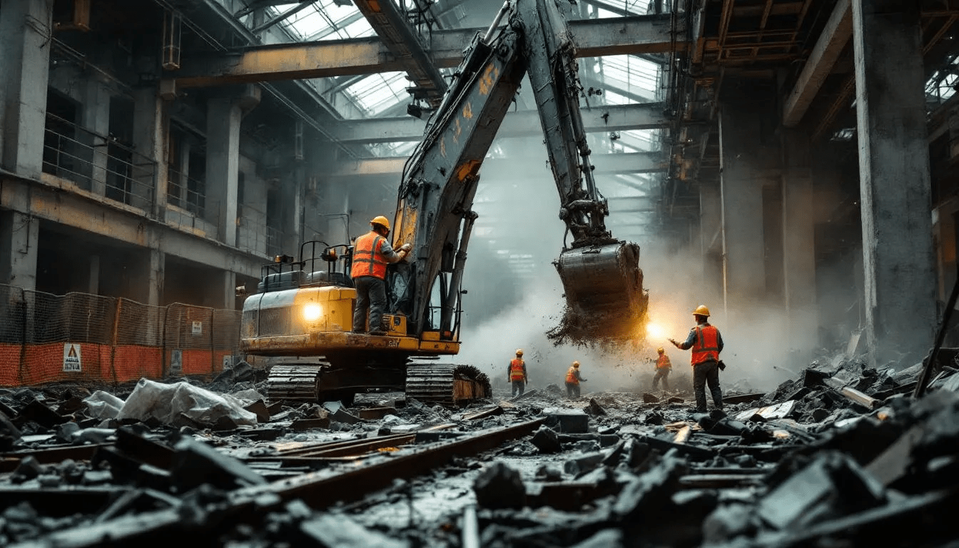 Gewerbeabriss Berlin - ProjektX Ausbau